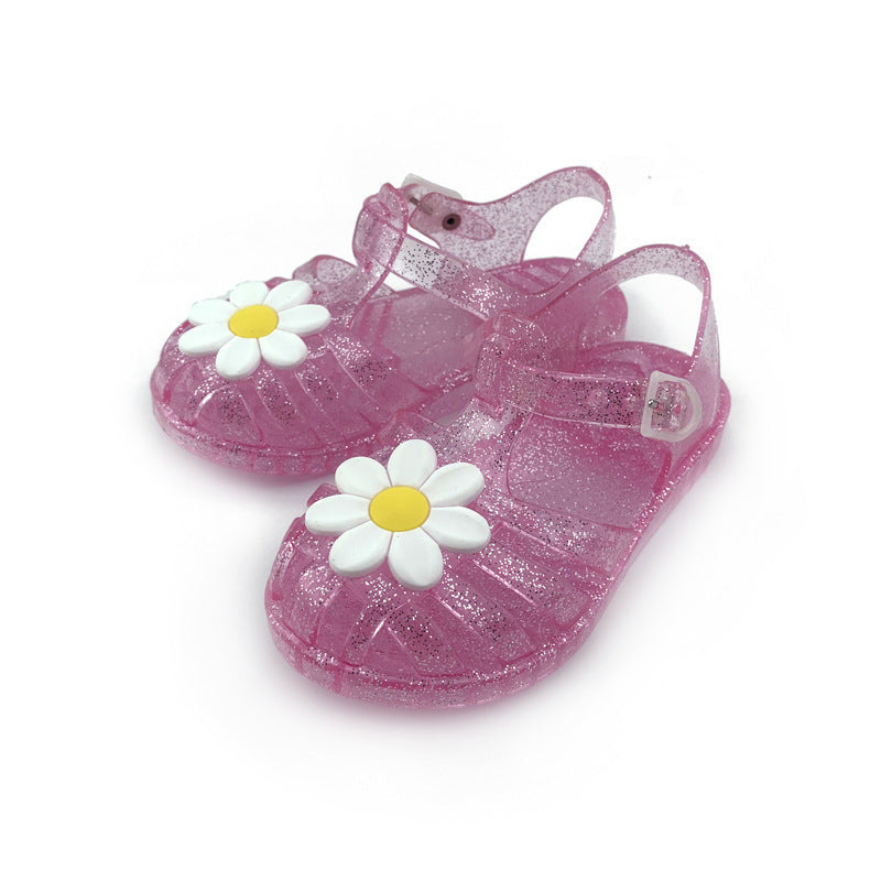 Daisy Flower Children's Shoes Princess Baotou Baby