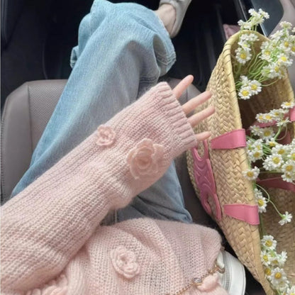 Long-sleeved Women's Loose Slim-fit Floral Top