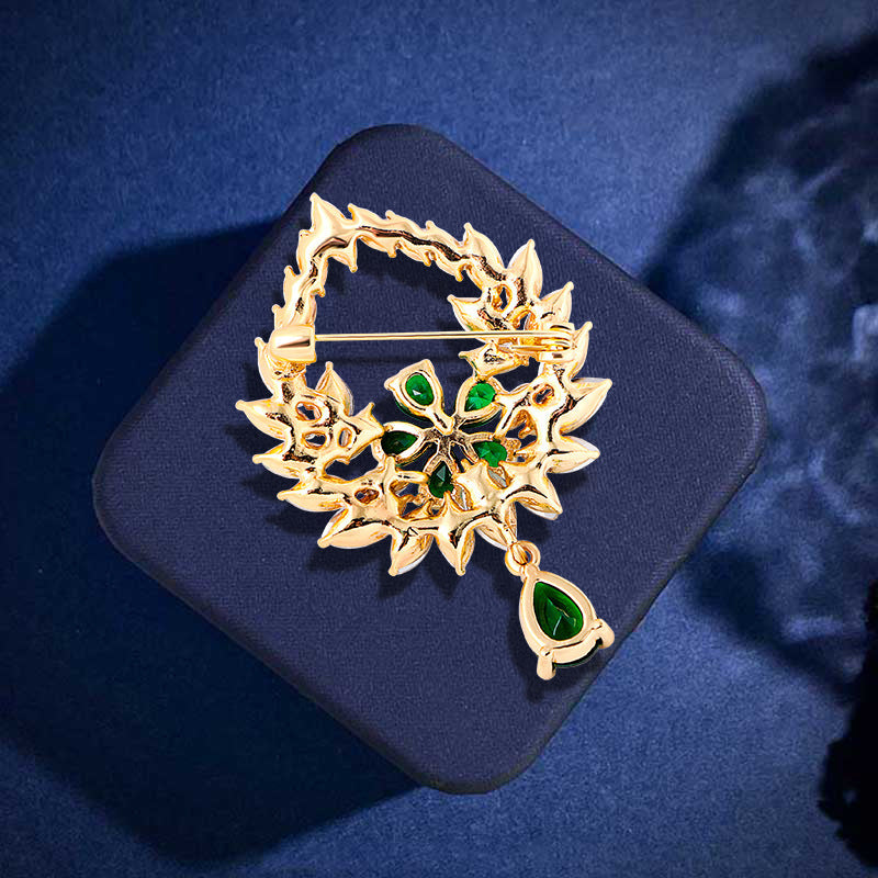 Crystal High-end Corsage Atmospheric Luxury Exquisite Elegant Pin Accessories