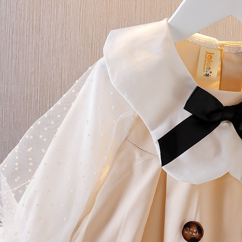 Girls' Dress Spring And Autumn Western Style Baby Baby Children's Skirt
